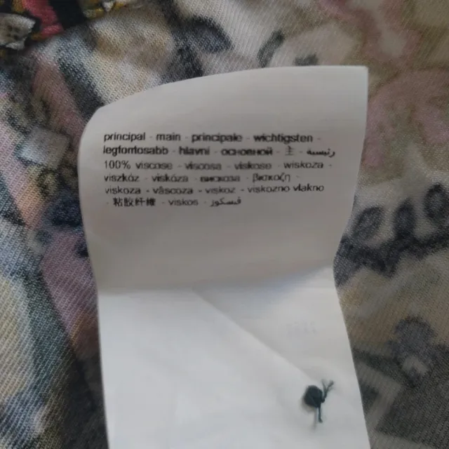 Vestido midi Promod étnico talla 40