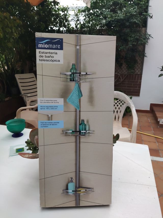 Soporte ducha telescópico Miomare