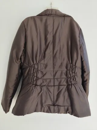 Anorak marrón chocolate El Corte Inglés mujer