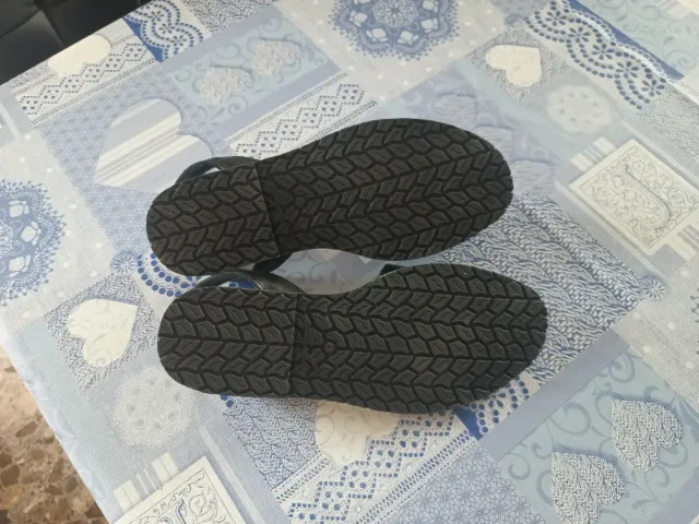 Menorquinas Avarca Negro/Marrón Talla 43