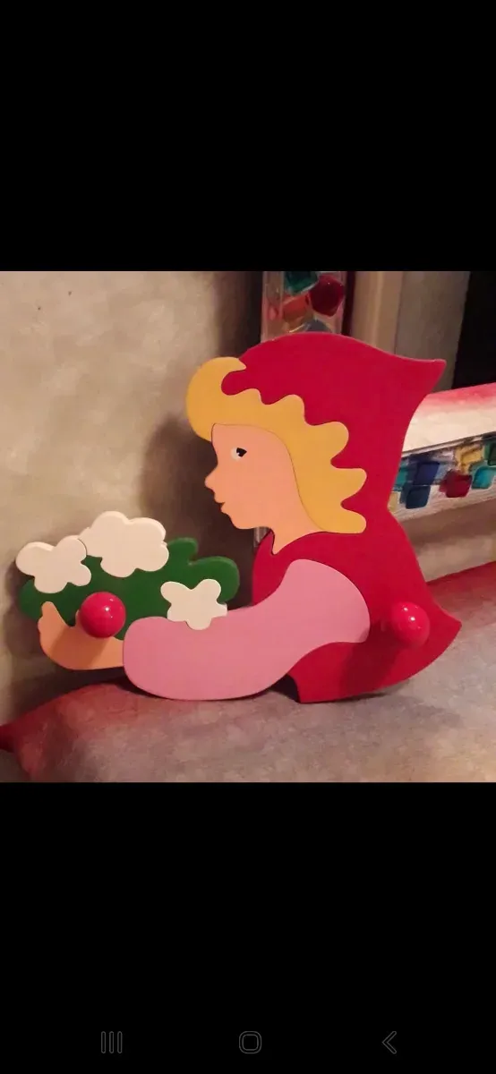 Appendiabiti Bambina Cappuccetto Rosso