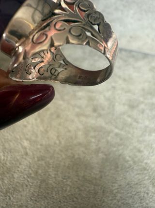Anillo Plata 925 Amatista