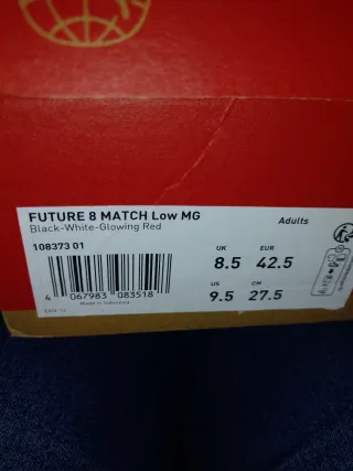 Botas Fútbol Puma Talla 42.5 Nuevas
