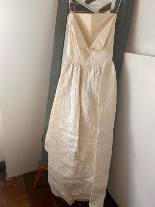 Vestido Novia Etam & Pano Beige Talla 36