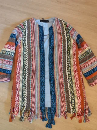 Cárdigan Zara Multicolor Talla S
