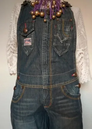 Peto Vaquero Vintage Lois Jeans