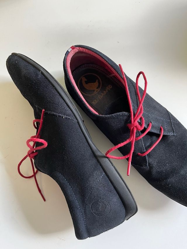 Zapatos El Ganso Talla 41 Negro/Rojo