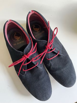 Zapatos El Ganso Talla 41 Negro/Rojo