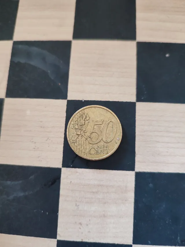 Moneda 50 céntimos RF 1999