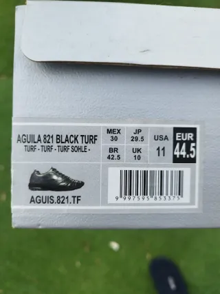Zapatillas Joma Águila 821 TF Negras Fútbol Sala