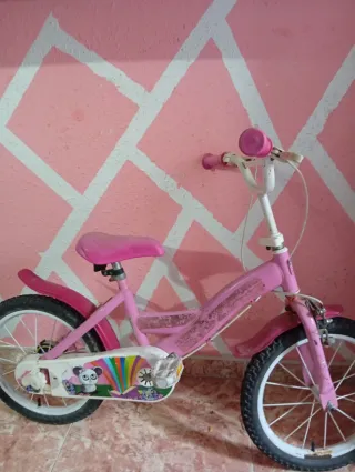 Bicicleta infantil rosa