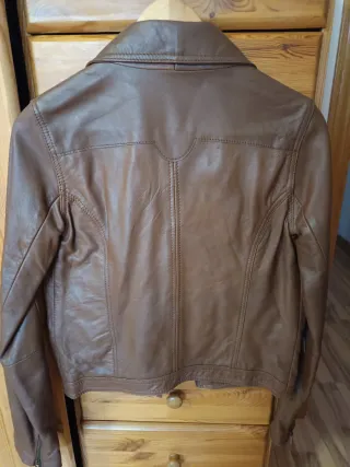 Chaqueta Biker Marrón PULL&BEAR