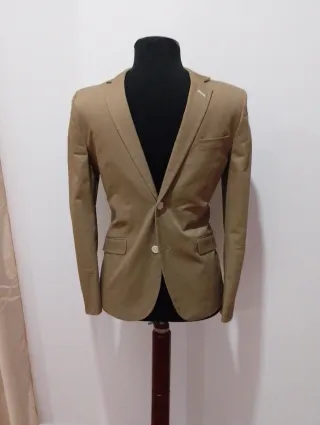 Chaqueta americana hombre beige T:44