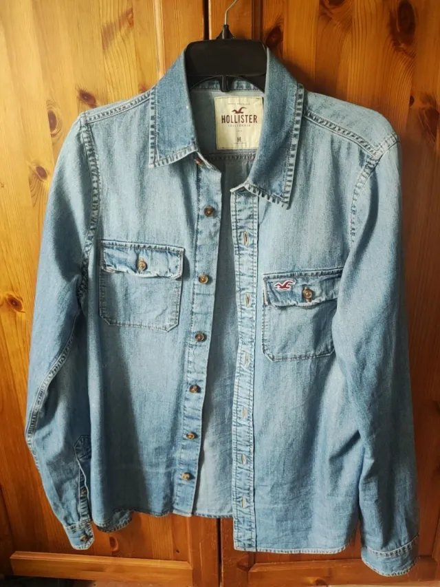 Camisa Vaquera Hollister Talla M