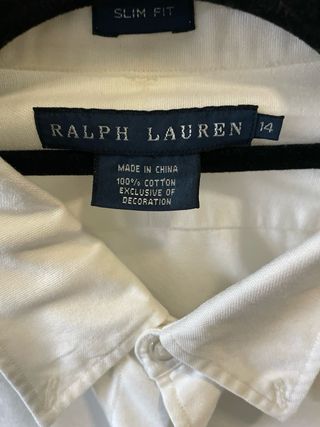 Camisa Polo Ralph Lauren Algodón T14 ( 40/42)