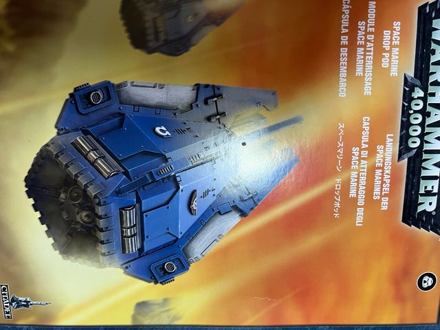 capsula di atterraggio Space Marine