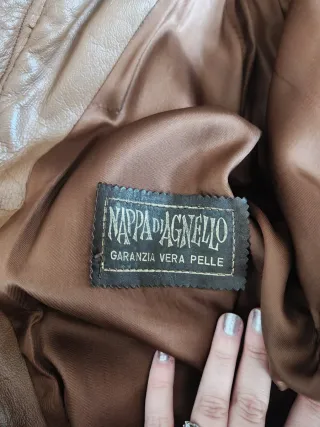 Giacca Nappa D'agnello Vera Pelle Uomo