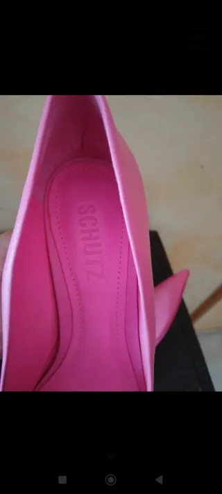Scarpe Schutz Rosa Tacco