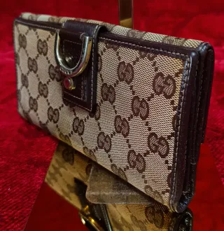 Cartera Gucci Beige y Marrón