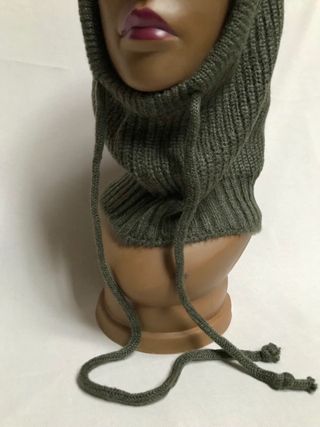 Passamontagna con coulisse verde