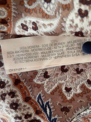 Camisa Massimo Dutti azul estampada