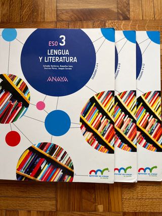 Libros lengua castellana 3 ESO editorial Anaya
