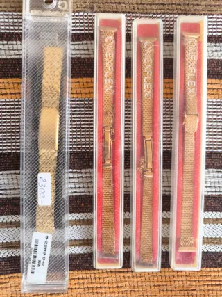 Lote 4 armis de reloj antiguo