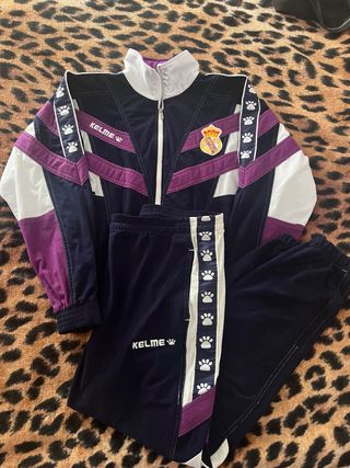 Conjunto completo chándal Kelme Real Madrid 94/95