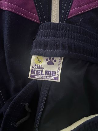 Conjunto completo chándal Kelme Real Madrid 94/95