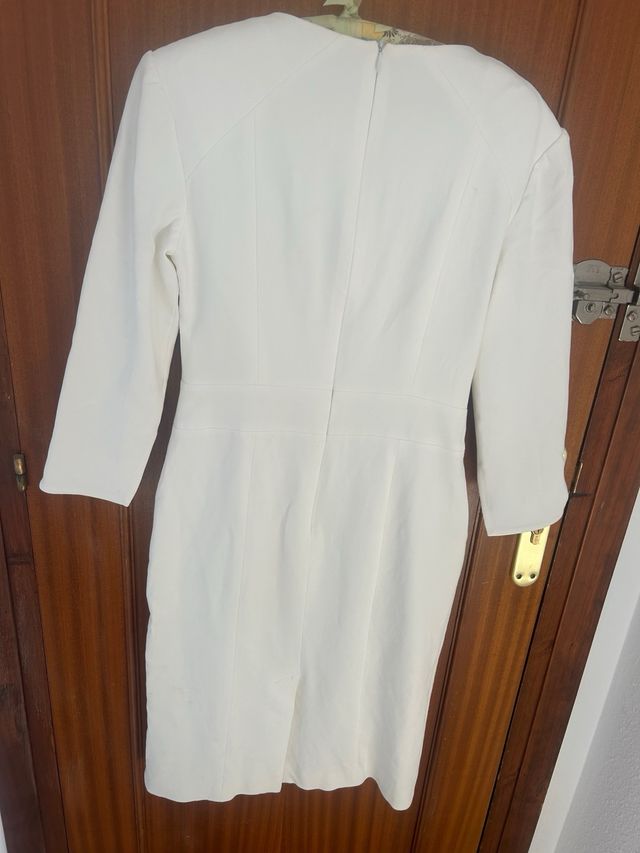 Vestido La Mania Blanco Talla UK 10-M