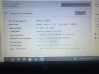 Portátil HP Elitebook 840r G4 Plata