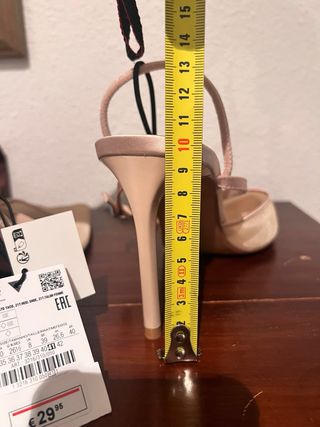 Zapatos destalonados Zara Beige y Rosa