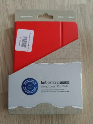 Custodia rossa Kobo Clara