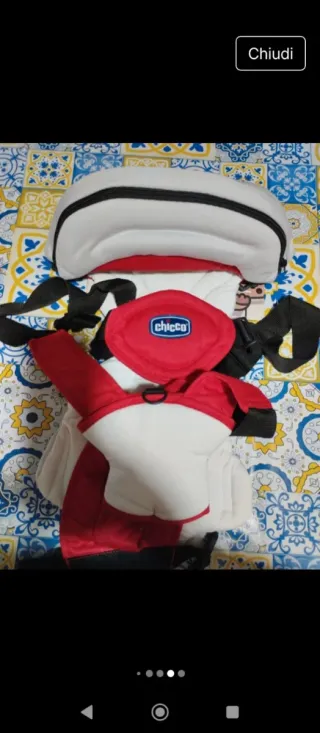 Marsupio Chicco soft & dream per neonato.