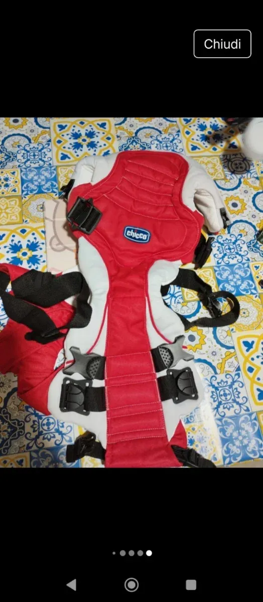 Marsupio Chicco soft & dream per neonato.