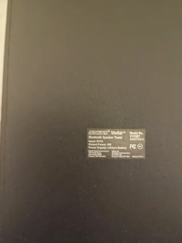 Vititar cassa nera wireless bluetooth altoparlante