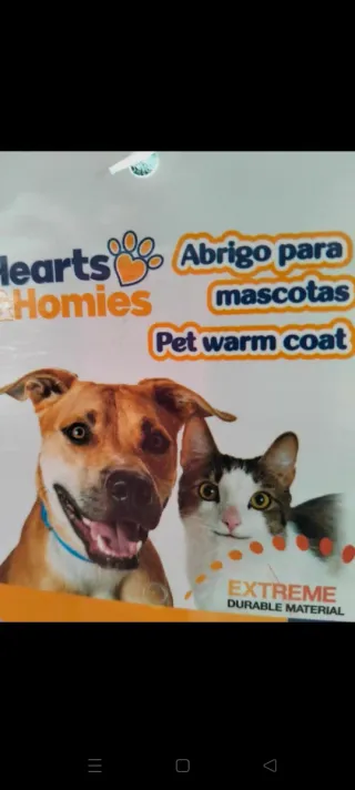 Cappotto grigio per animali domestici Hearts & Homies