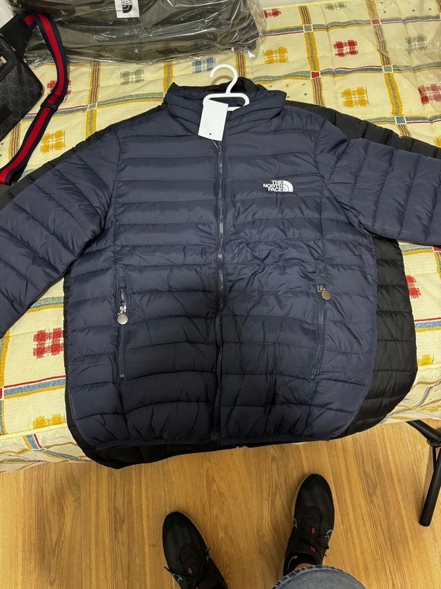 The North Face Plumas Fino Acolchado Azul