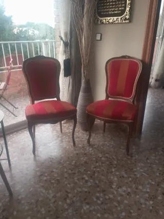 Sillas estilo Luis XV (6 unidades)