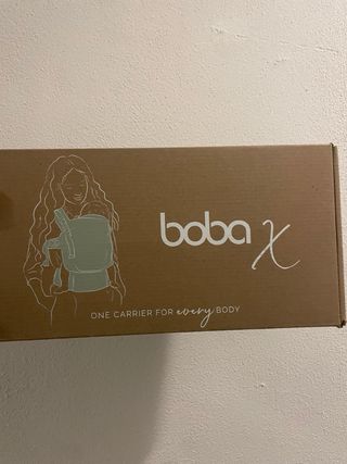 Mochila Porta Bebé Boba con la caja