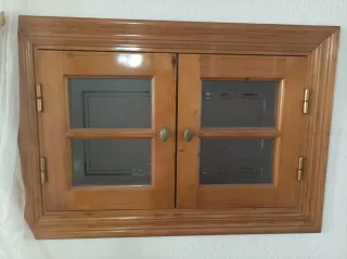 Ventana Pasaplatos Madera con Cristales