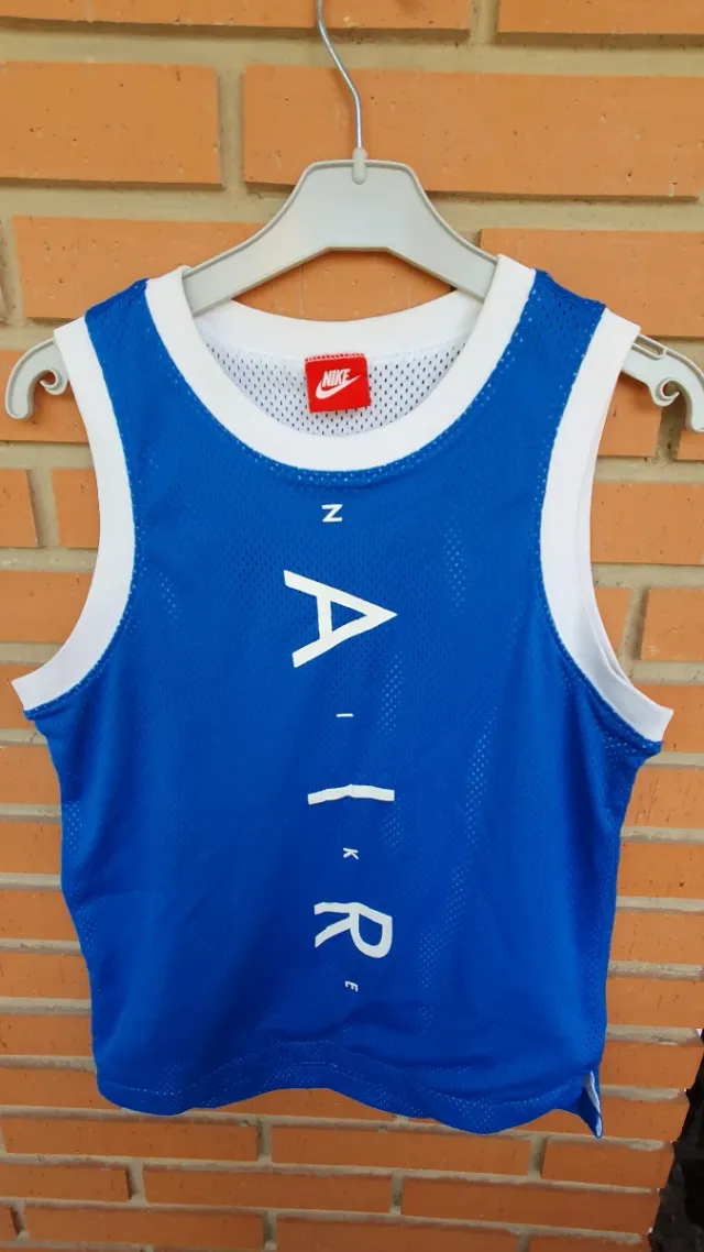 Camiseta Nike Air Tirantes Azul Talla 12