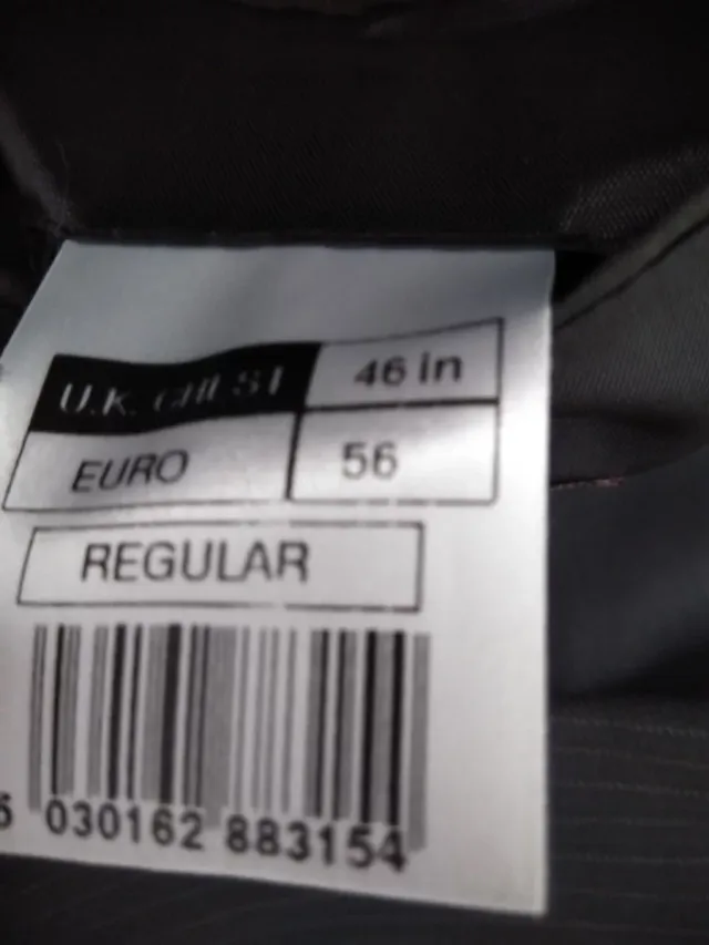 Americana caballero t56 lana NUEVA Burton