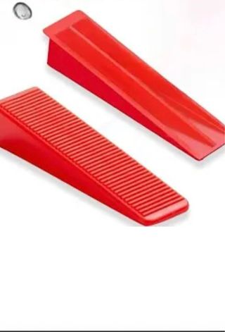 Cuñas para azulejos rojas ( 100 unid)