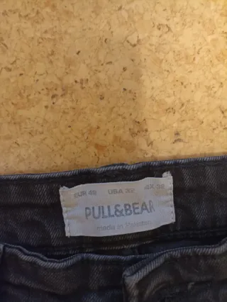 Pantalón vaquero skinny negro PULL&BEAR