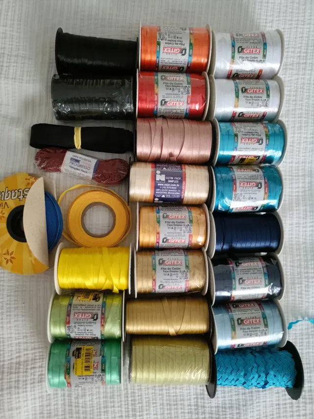 Lote Cintas Satén Variadas