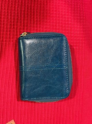 CARTERA DE CUERO NUEVA BILLETERA MONEDERO