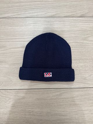 Cappello blu bambino con logo sport