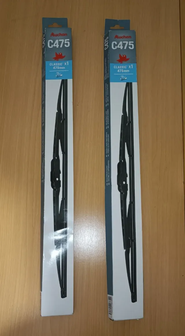 2 Limpiaparabrisas Coche Auchan C475 475mm