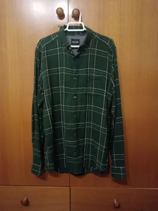 Camisa Only & Sons cuadros verde talla M